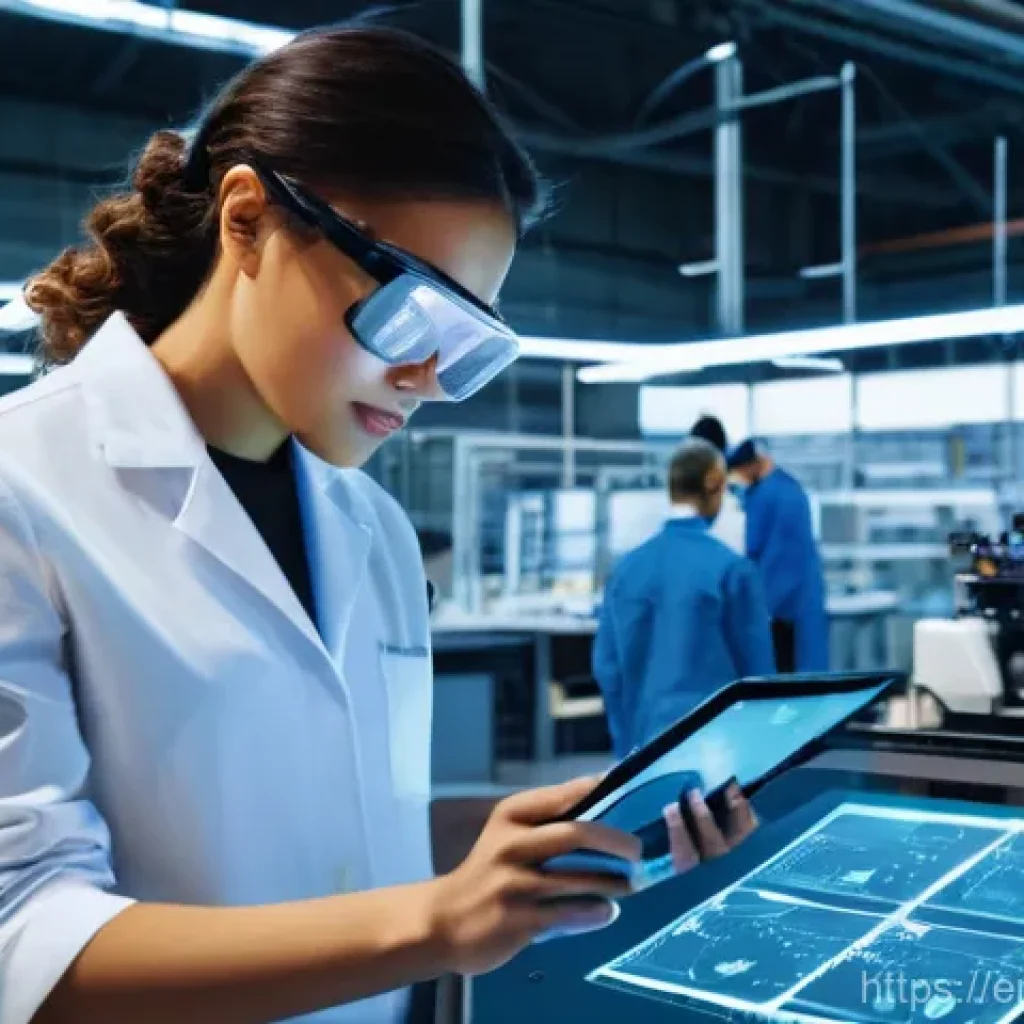 공장자동화 관련 학과 및 대학 추천 - **Prompt: The Future of Manufacturing: Collaborative Innovation**
    "A vibrant, brightly lit, and ...