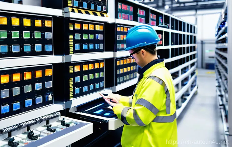 PLC 프로그래밍 실무 - **Prompt 1: Focused Engineer Debugging Ladder Logic**
    "A clean, well-lit industrial control room...