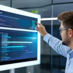 자동화 엔지니어링 포트폴리오 작성법 - **Prompt 1: "The Impactful Automation Portfolio"**
    A focused, confident automation engineer, dre...